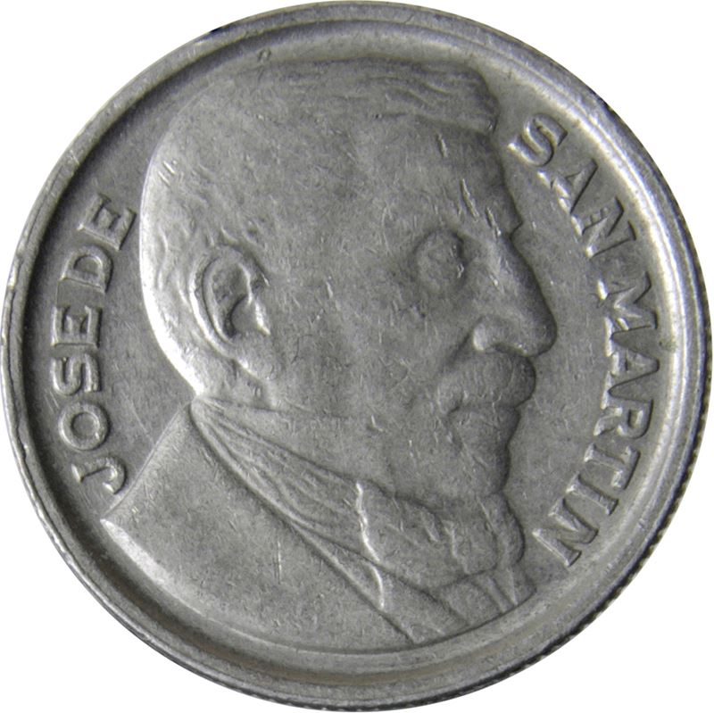Argentina | 10 Centavos Coin | José de San Martin | Km:44 | 1950