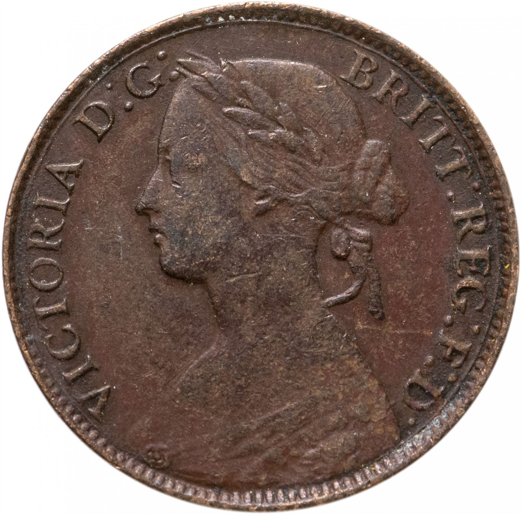 United Kingdom | 1 Farthing Coin | Victoria | Km:747 | 1860 - 1873