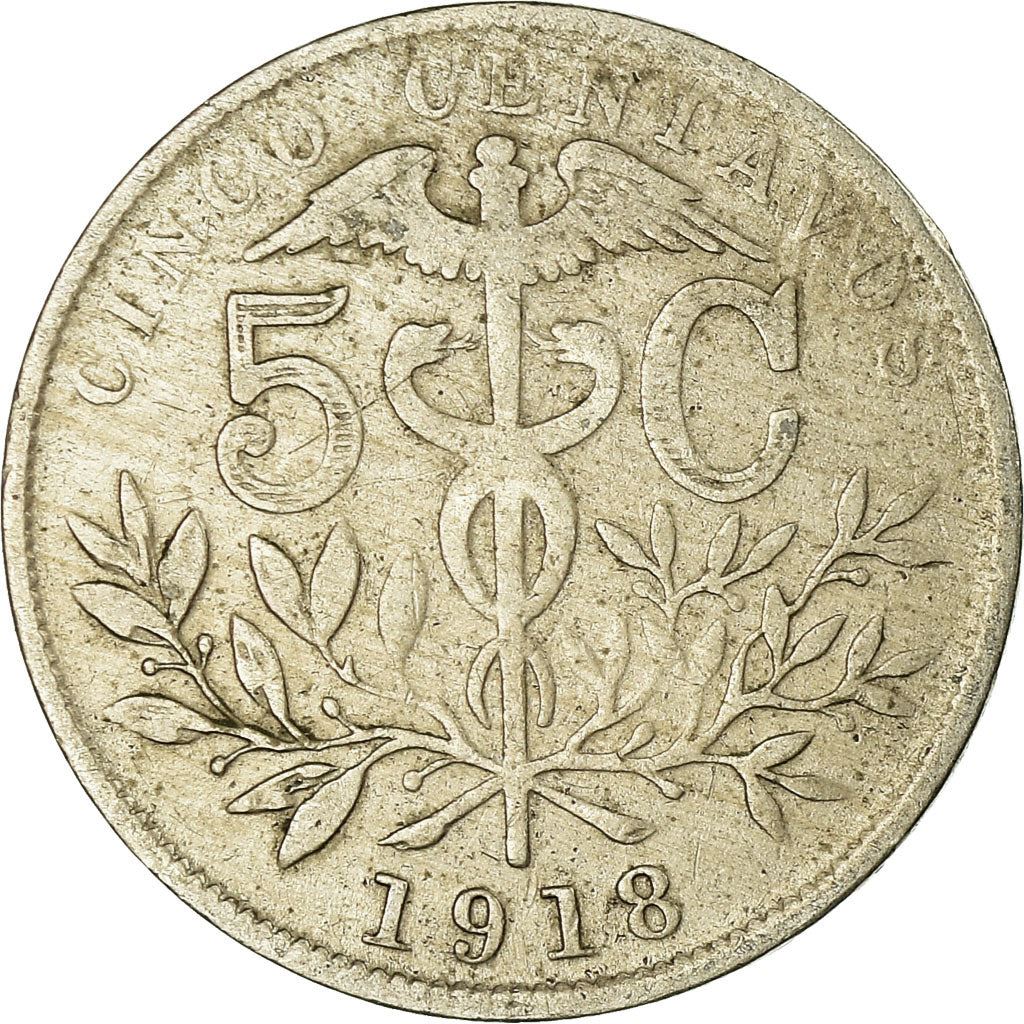 Bolivien | 5-Centavos-Münze | Caduceus | Kupfer-Nickel | KM:173 | 1893–1919