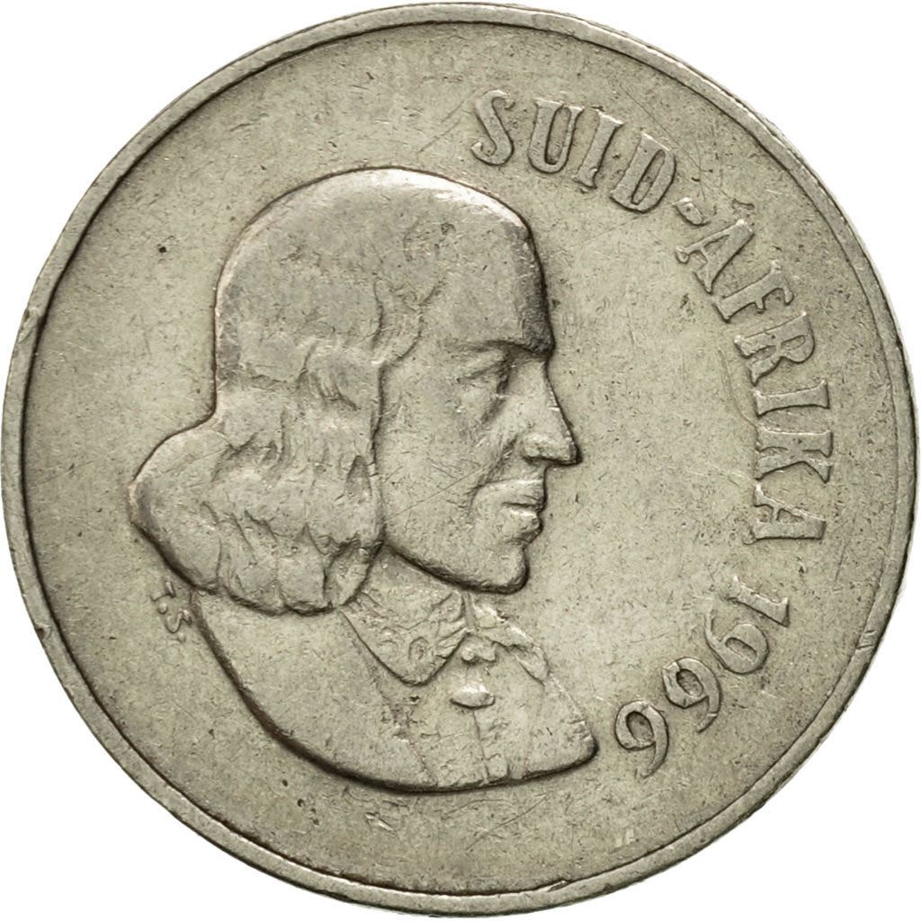 South Africa 10 Cents Afrikaans Legend - SUID-AFRIKA Coin KM68.2 1965 - 1969