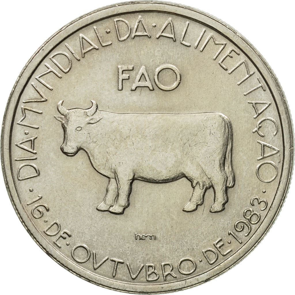 Portugal | 5 Escudos Coin | FAO | Km:618 | 1983