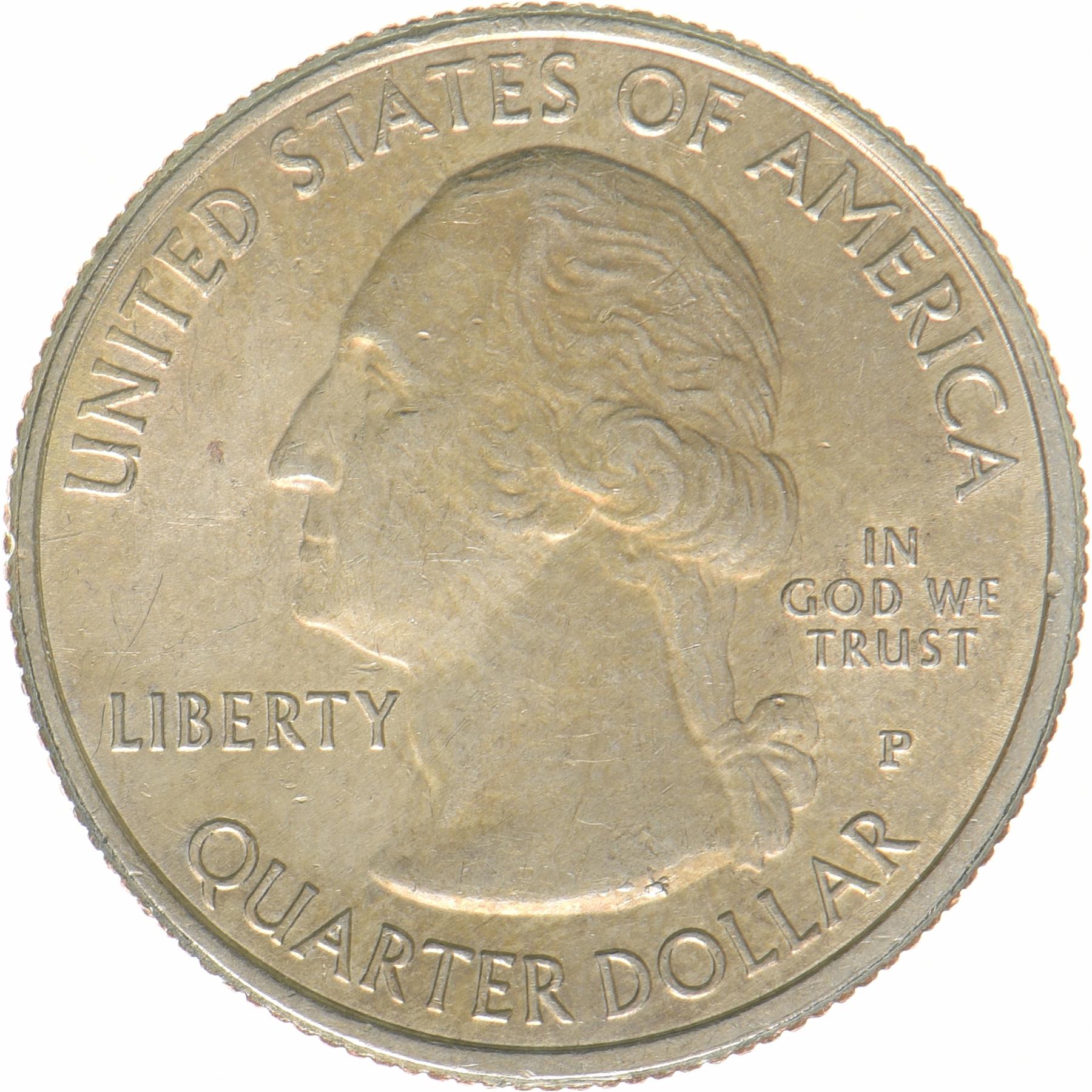 United States | ¼ Dollar Coin | Apostle Islands National Lakeshore, Wisconsin | Sea caves | Copper-nickel clad copper | KM:670 | 2018