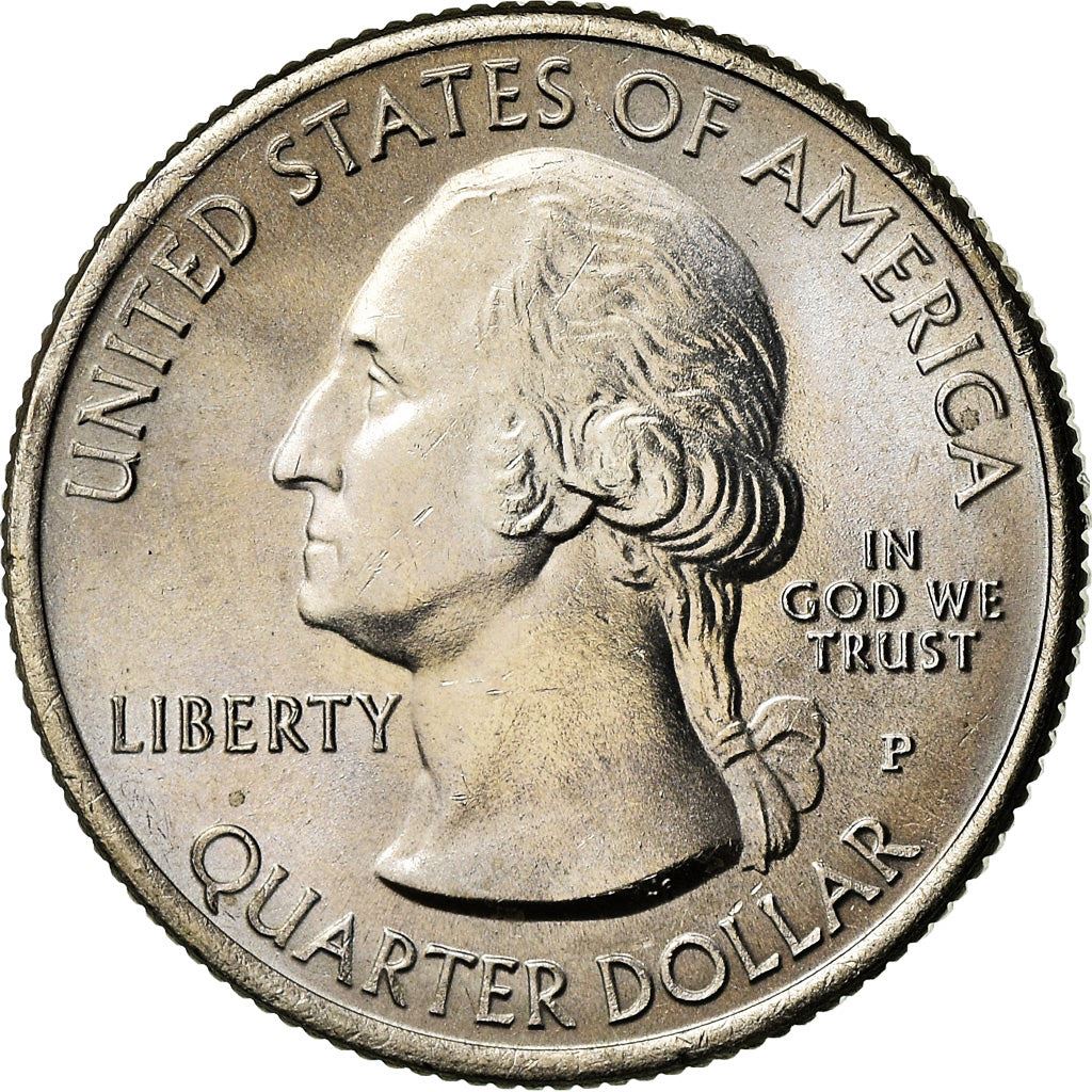 United States | 1/4 Dollar Coin | Arizona | Grand Canyon | Km:472 | 2010