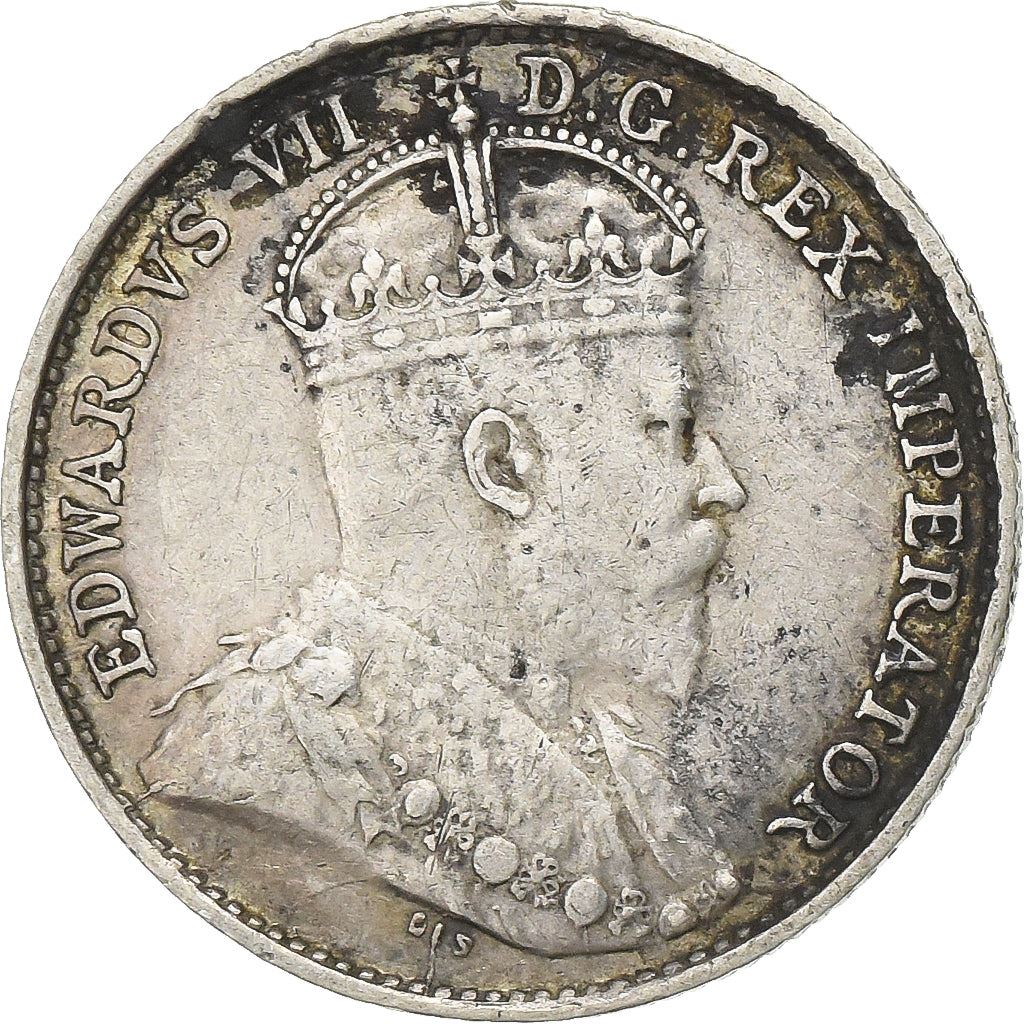 كندا | عملة 5 سنت | فضة | إكليل | KM:13 | 1903-1910