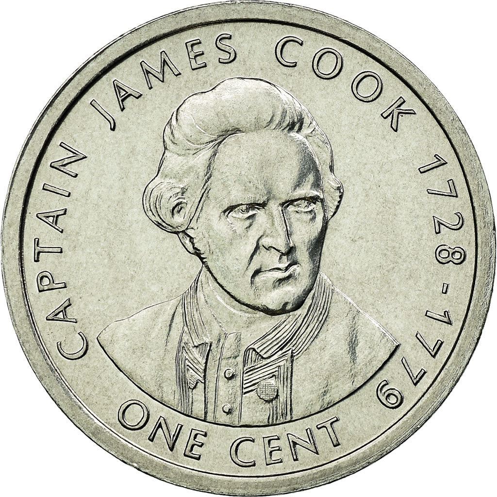 Cookøerne | 1 Cent Mønt | James Cook | Km:419 | 2003