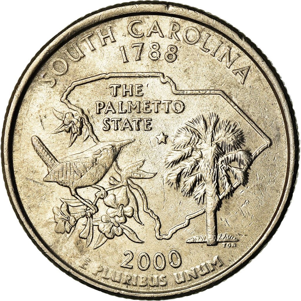 United States | 1/4 Dollar Coin | South Carolina | Km:307 | 2000