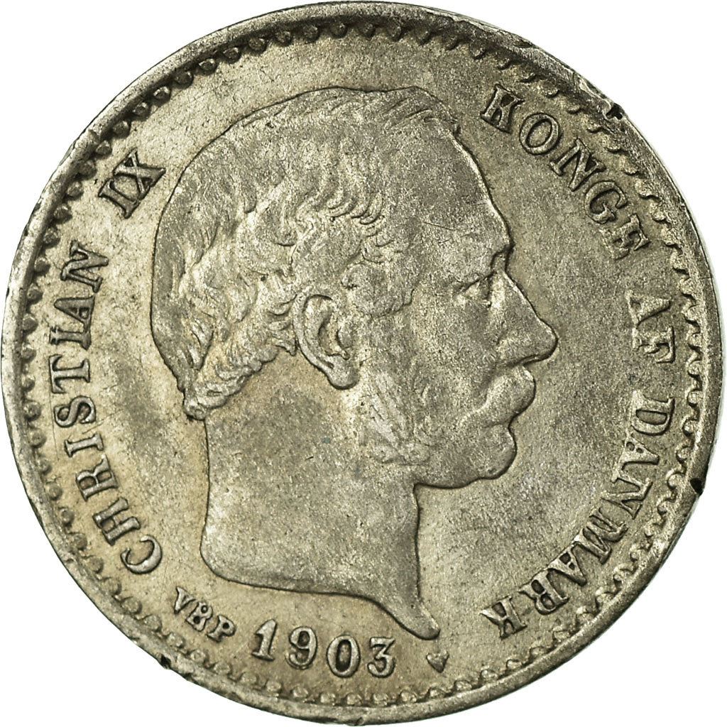 Denmark | 10 Ore Coin | Christian IX | Km:795 | 1874 - 1905