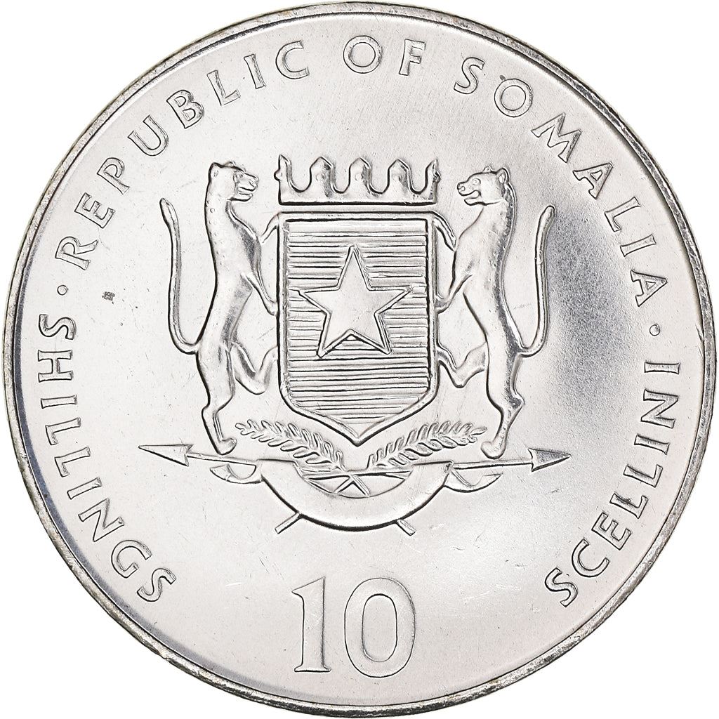 Somalia | 10 Shillings Coin | Dragon | Chinese Zodiac | KM:94 | 2000