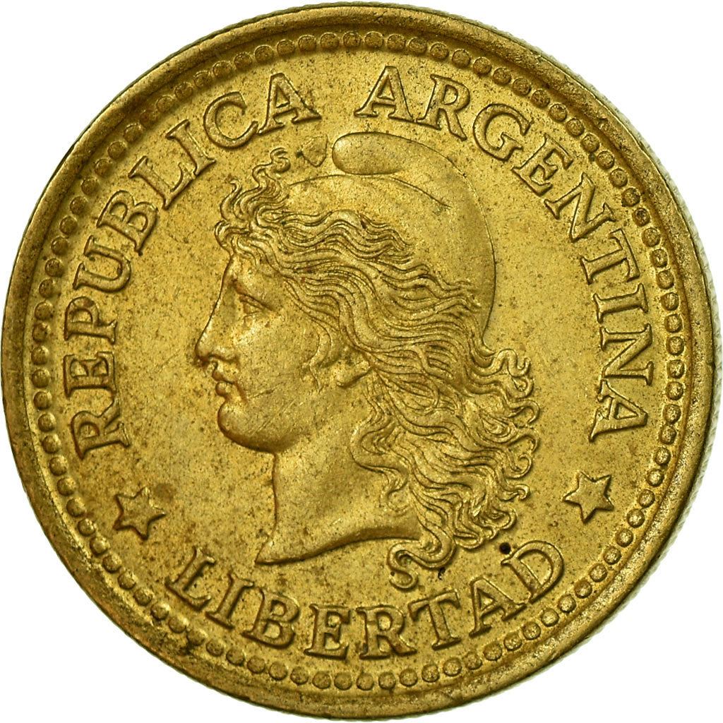 Moneta Argentina 50 Centavos | Oudine | Cappello frigio | KM68 | 1970 - 1976