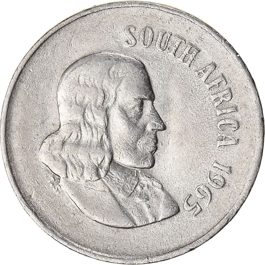 Sør-Afrika 10 Cent Mynt | Engelsk Inskripsjon - SOUTH AFRICA | KM68.1 | 1965 - 1969