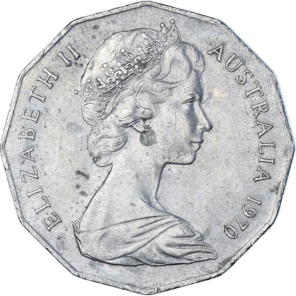 Australia | 50 Cents Coin | Captain Cook | Km:69 | 1970