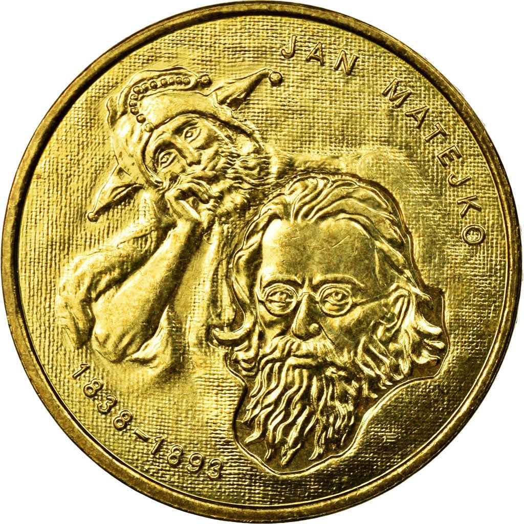 Poland | 2 Zlotys Coin | Jan Matejko | Y:444 | 2002