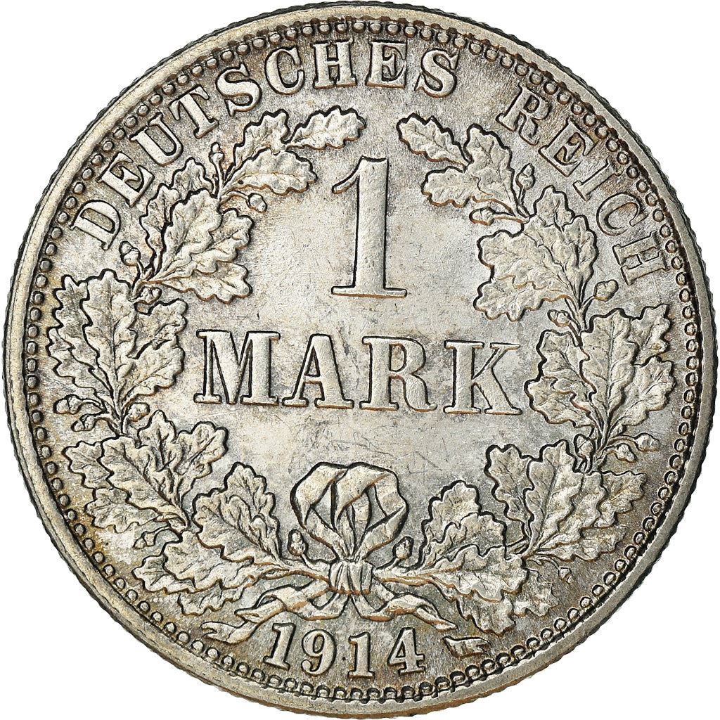 German Empire 1 Mark Coin | Deutsches Reich | Wilhelm II | Type 2 - Small Shield | KM14 | 1891 - 1916