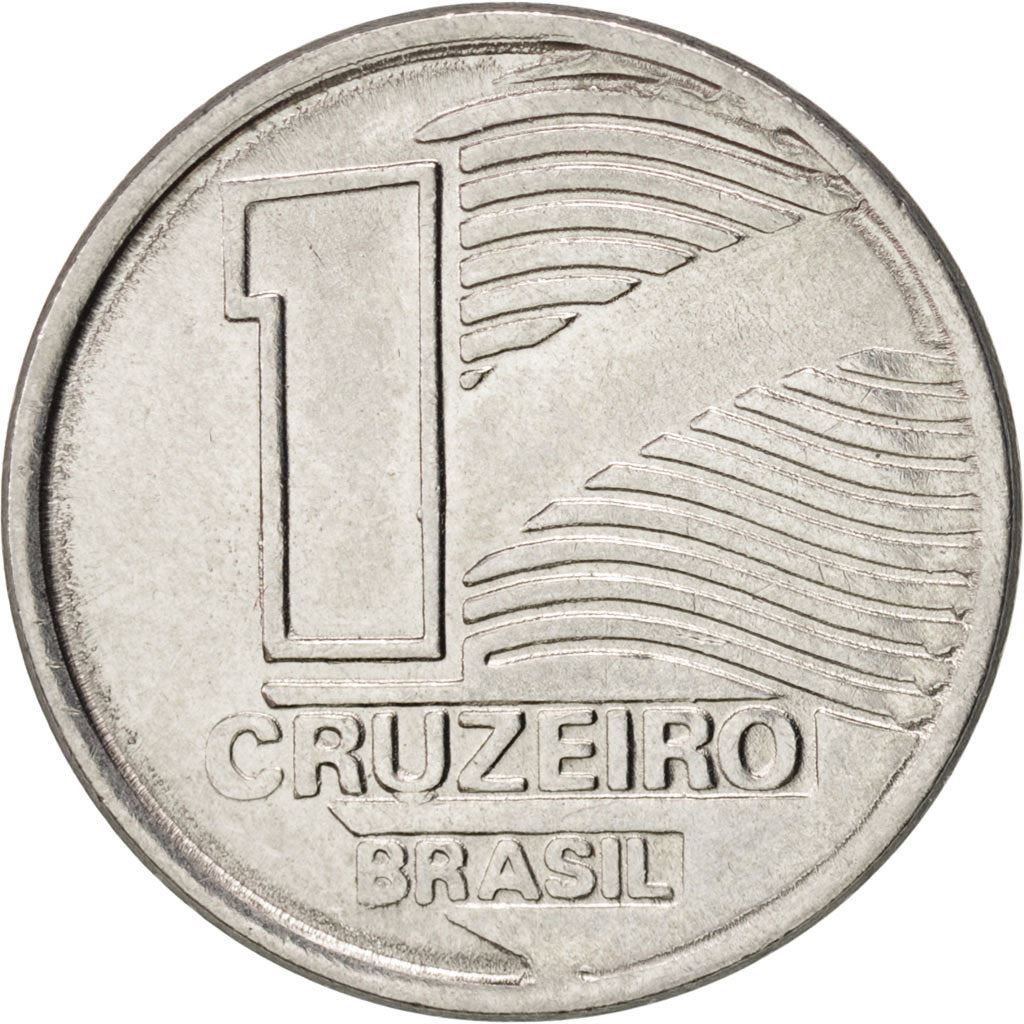 Brazil | 1 Cruzeiro Coin | Coat of Arms | Km:617 | 1990