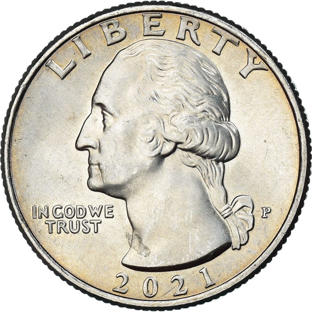 USA | 1/4 Dollar Mønt | General Washington | Km:758 | 2021