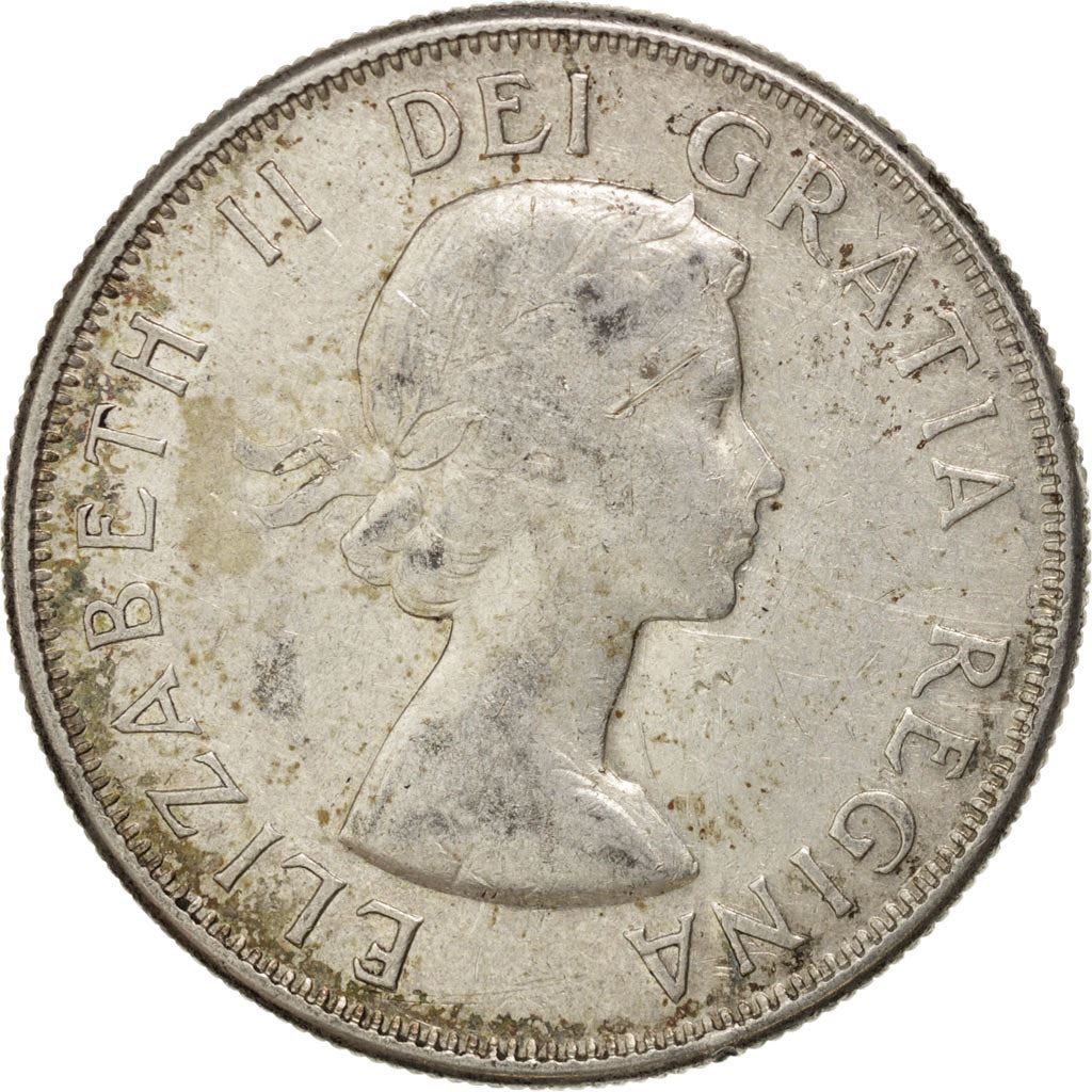 Canada | 50 Cents Coin | Silver | 1st portrait | KM:56 | 1959-1964