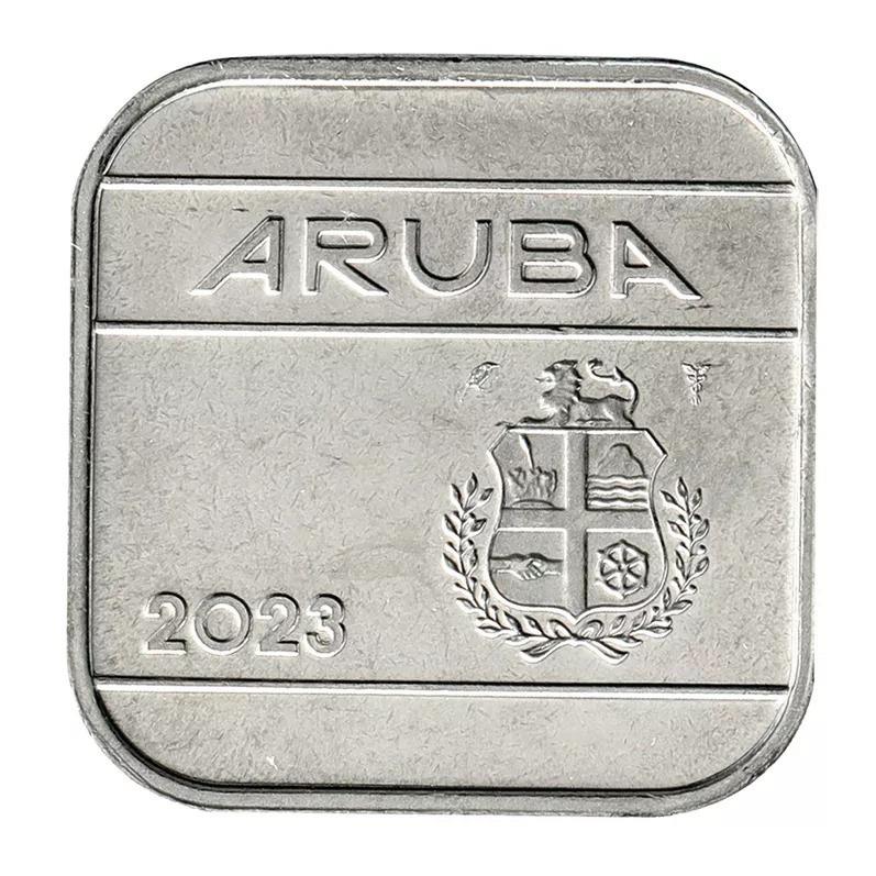 Aruba 50 centų moneta | Karalienė Beatrix | Willem Alexander | KM4 | 1986 - 2019