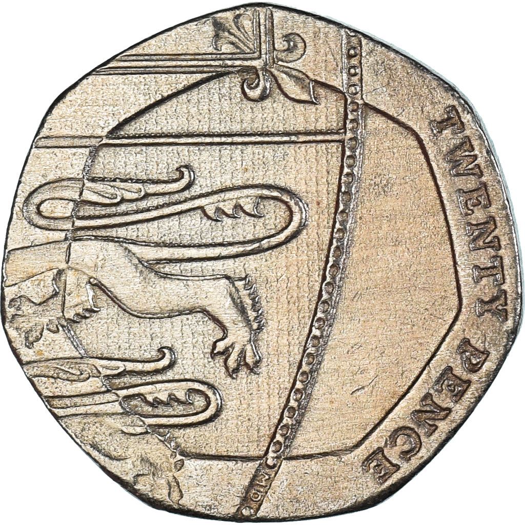 United Kingdom | 20 Pence Coin | Elizabeth II | Km:1336 | 2015 - 2022