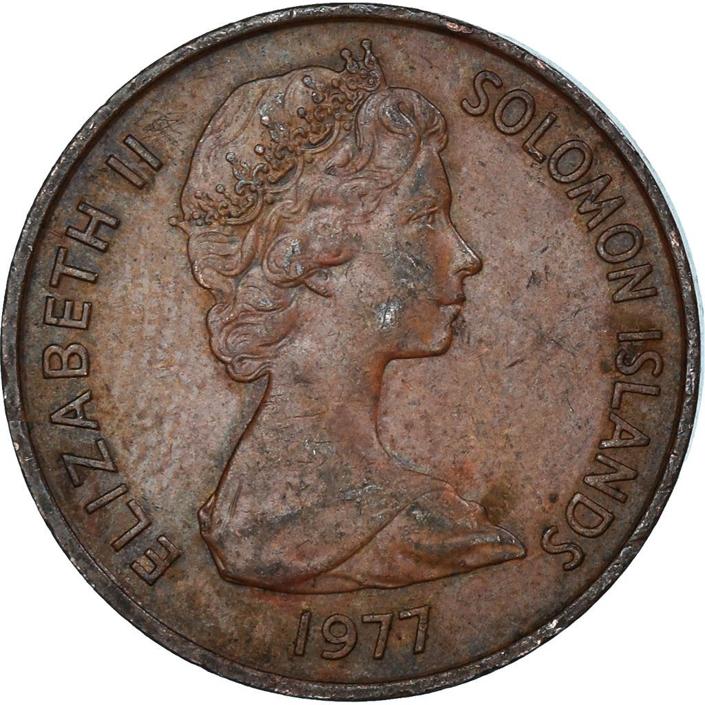 Îles Salomon | Pièce de 2 cents | Elizabeth II | Esprit Aigle | Km : 2 | 1977 - 1983