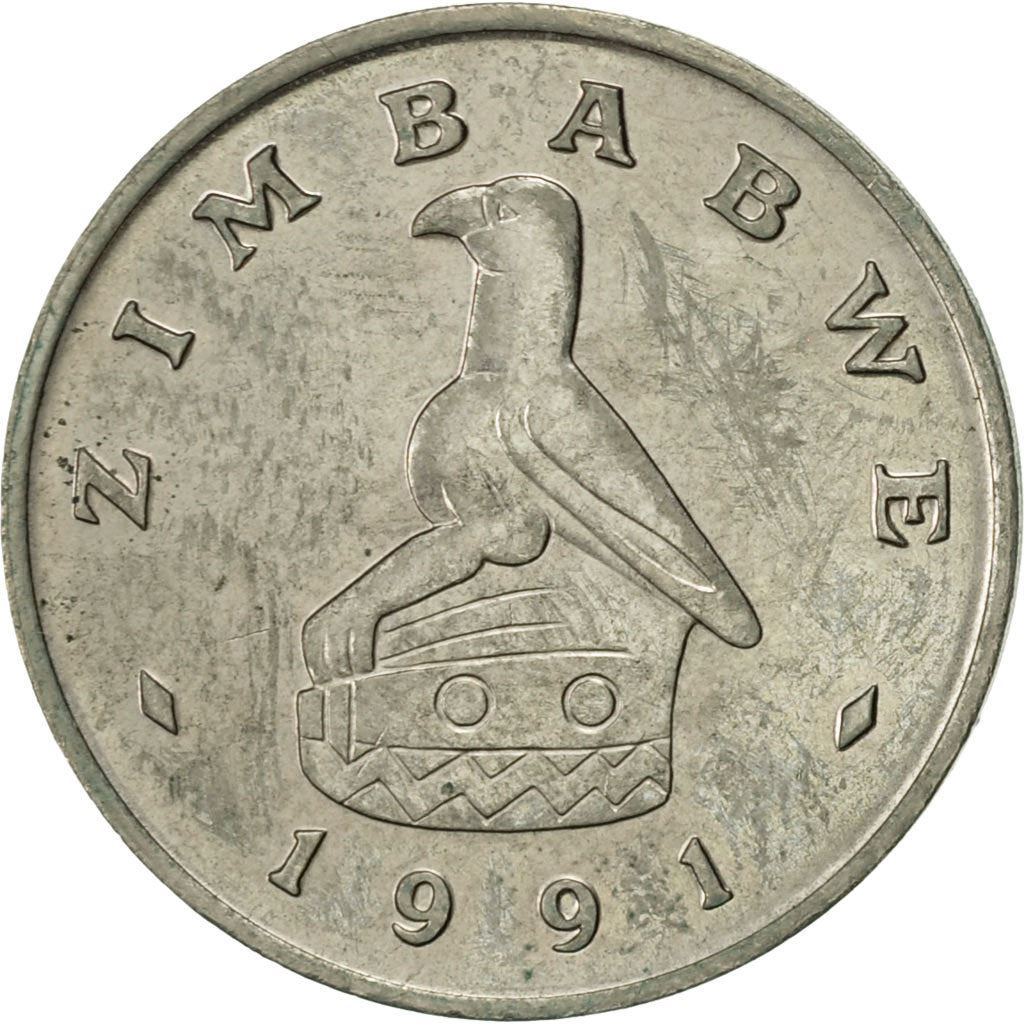 Zimbabwe | 20 Cents Coin | Birchenough Bridge | Km:4 | 1980 - 1997