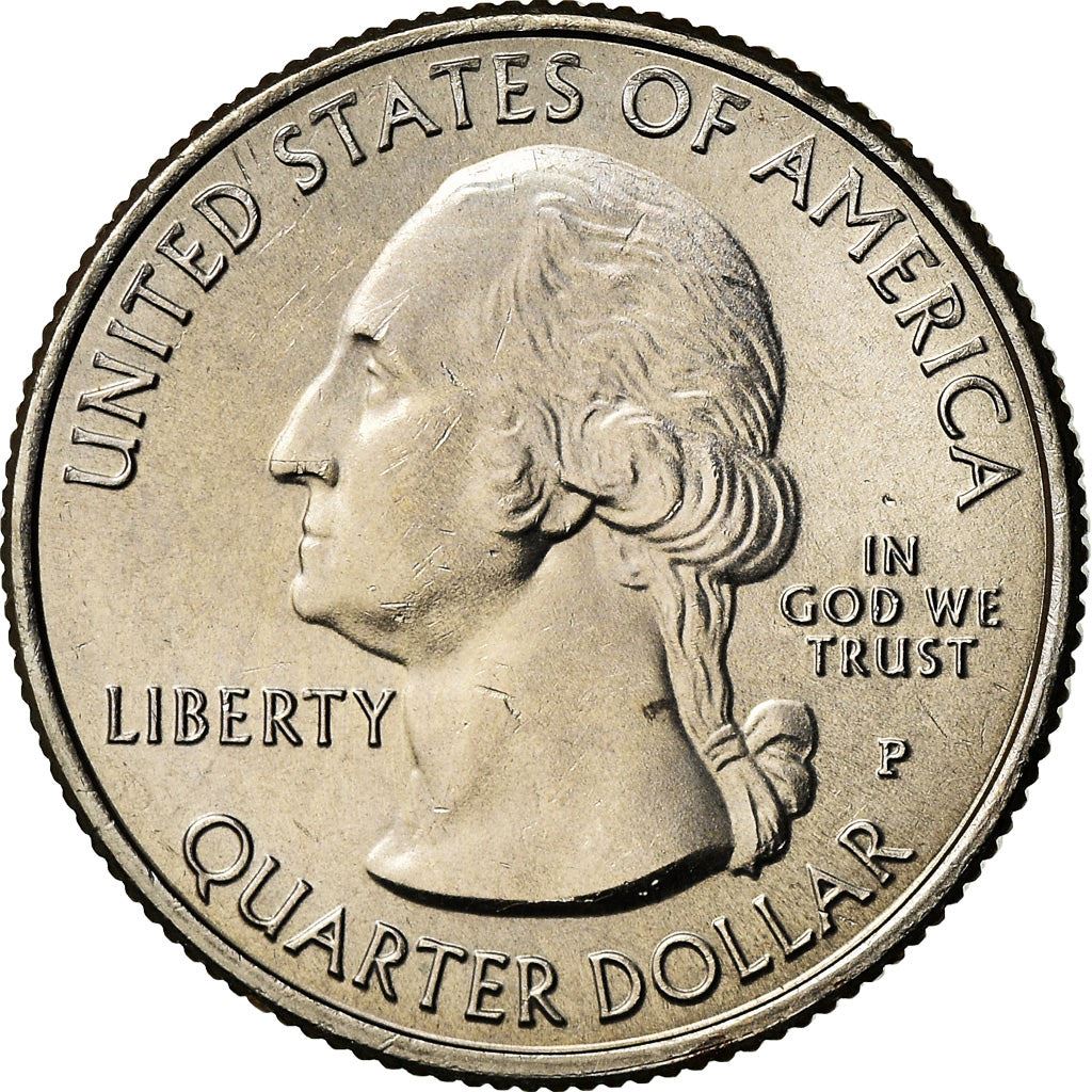 United States | ¼ Dollar Coin | Apostle Islands National Lakeshore, Wisconsin | Sea caves | Copper-nickel clad copper | KM:670 | 2018