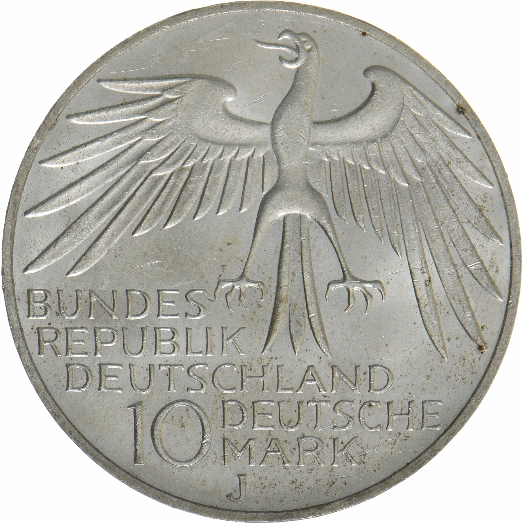 Federal Republic of Germany | 10 Deutsche Mark Coin | Olympic Games | KM:133 | 1972