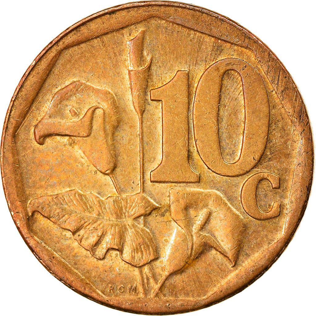 Sydafrika 10 Cent Zulu Legend - iNingizimu Afrika Mynt KM441 2008