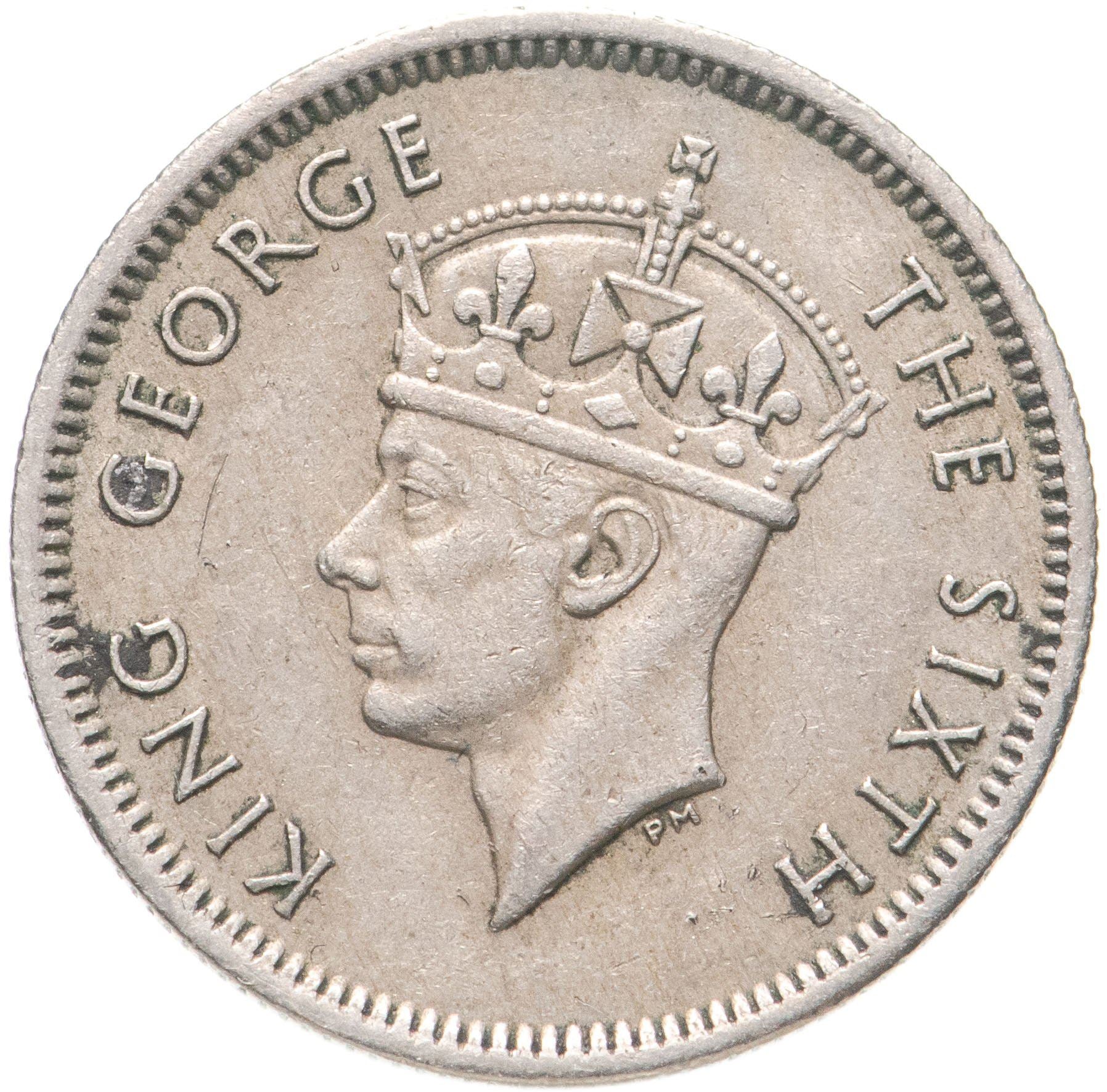 Malaya | 10 Cents Coin | George VI | Km:8 | 1948 - 1950