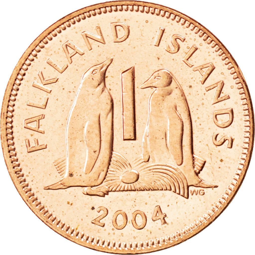 Falkland Islands | 1 Penny Coin | Gentoo Penguin | Km:130 | 2003 - 2011