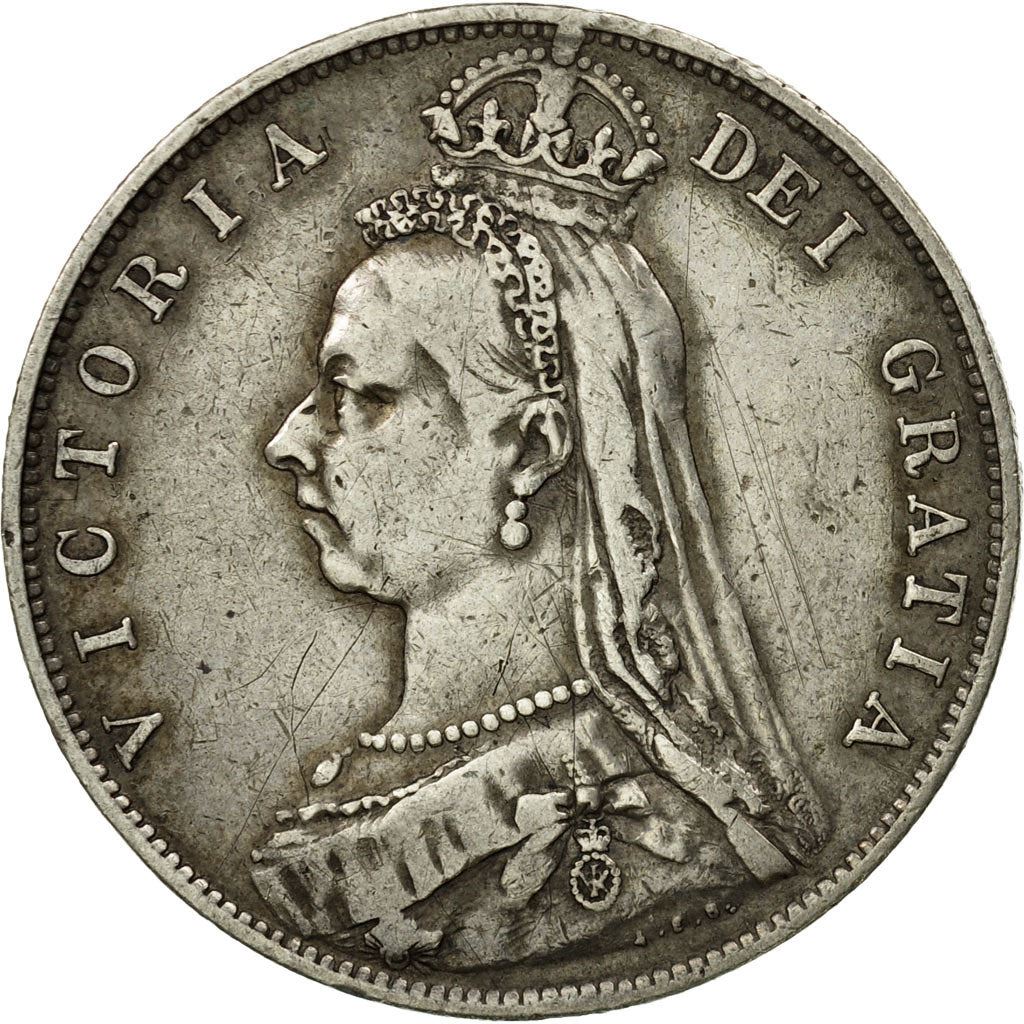 United Kingdom | 1/2 Crown Coin | Victoria | Km:764 | 1887 - 1892
