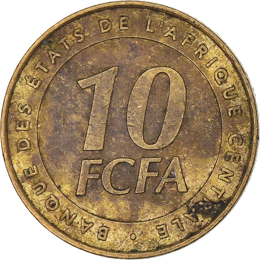 Central African States | 10 Francs Cfa Coin | Plants | Km:19 | 2006