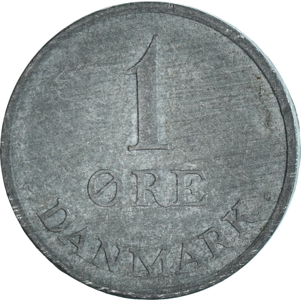 Denmark | 1 Ore Coin | Monogram | Km:839 | 1948 - 1972