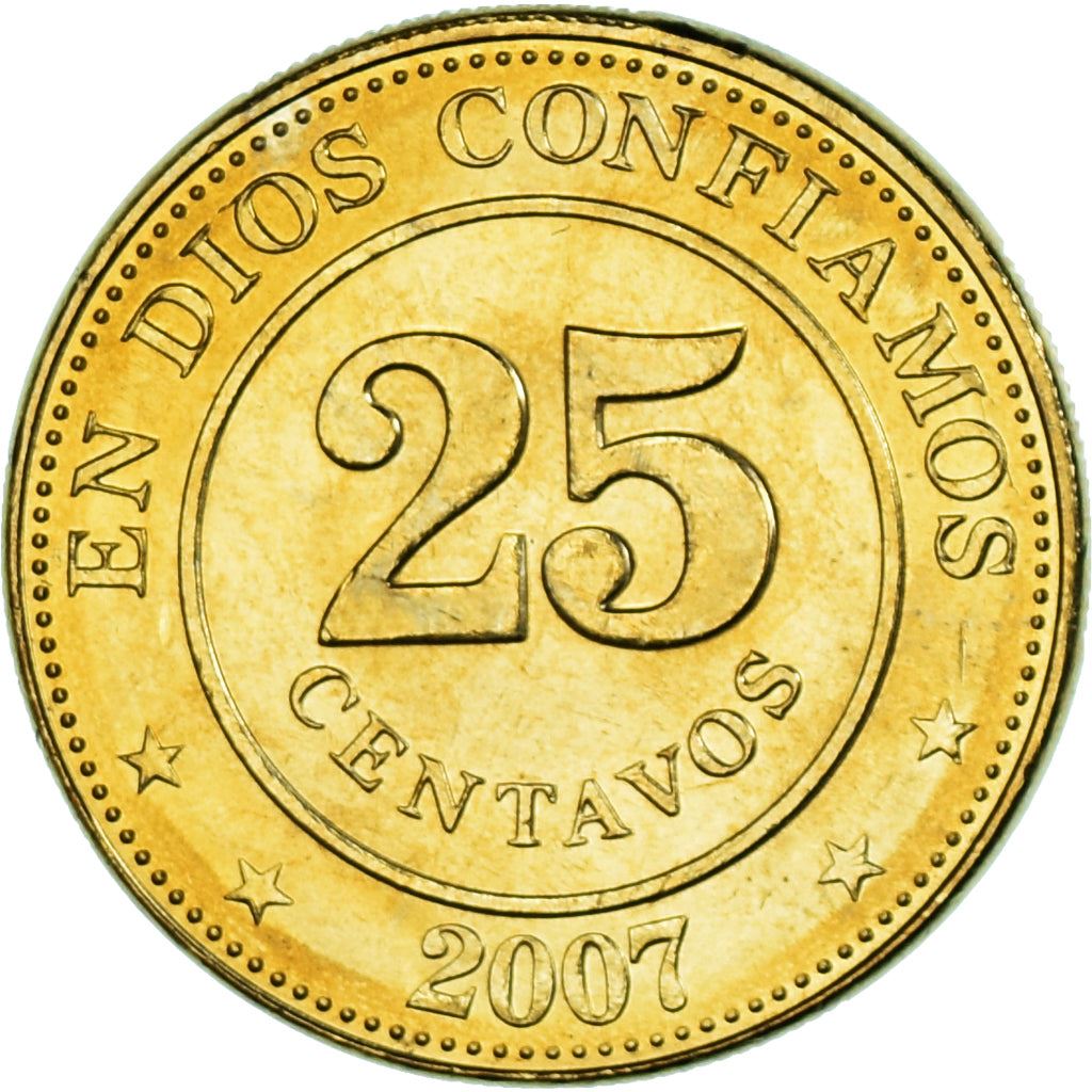 Nicaragua Coin Nicaraguan 25 Centavos Coin | KM104 | 2007 - 2014