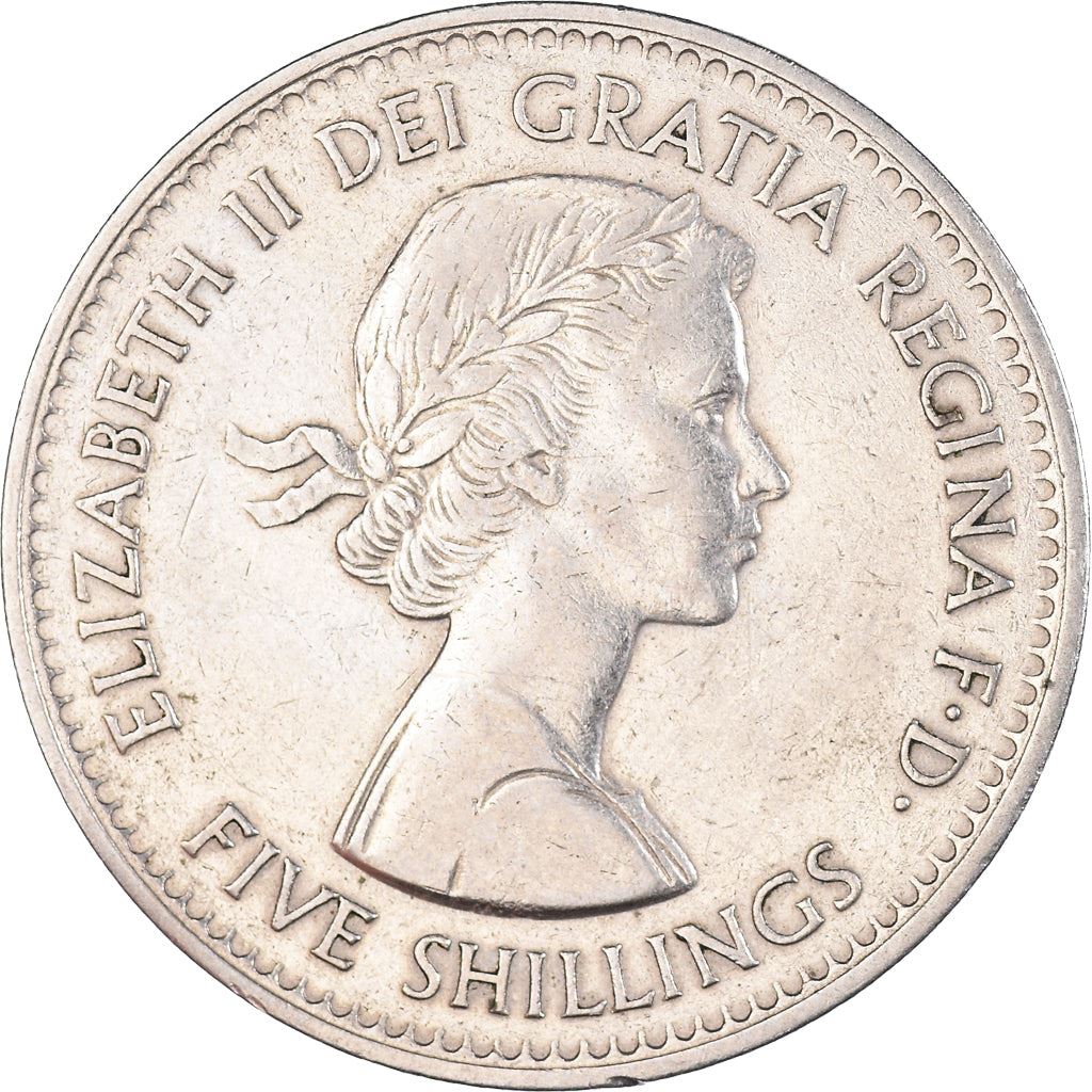 United Kingdom | 5 Shillings Coin | British Exhibition | KM:909 | 1960