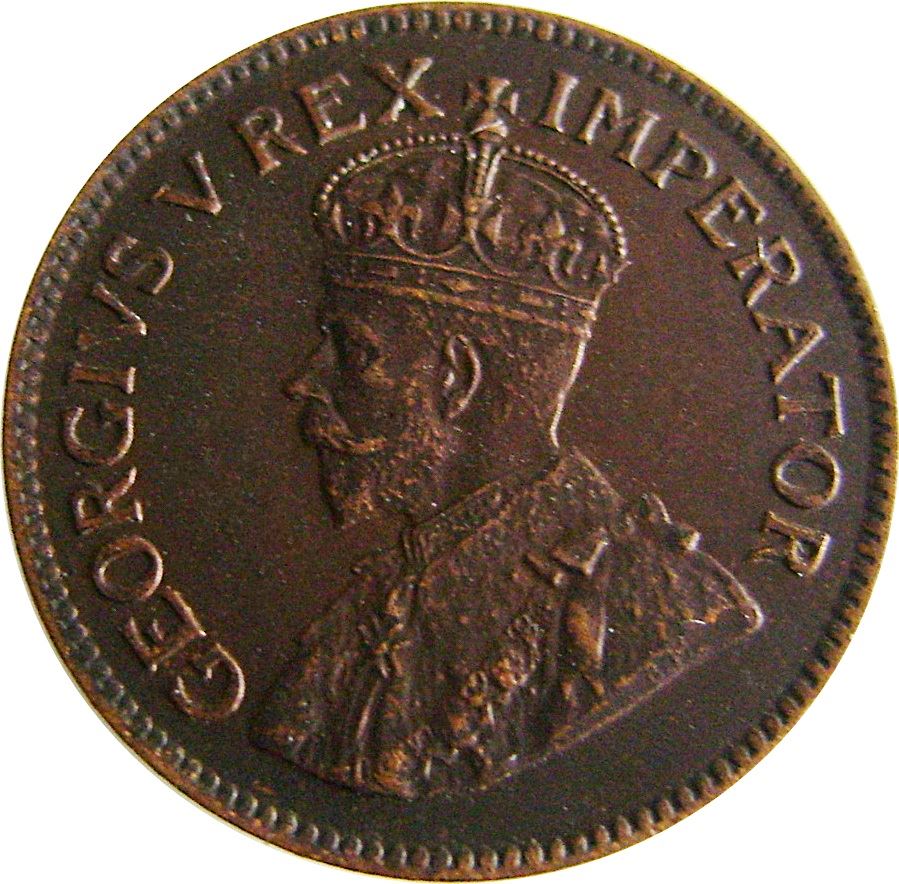 South Africa | 1/2 Penny Coin | King George V | Ship Drommedaris | KM:13.2 | 1928 - 1931