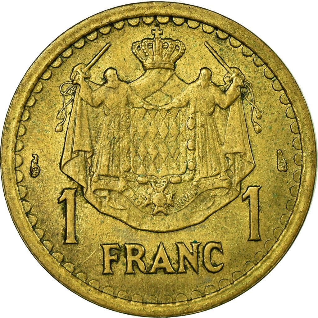 Monaco | 1 Franc Coin | Louis II | Km:120A | 1943