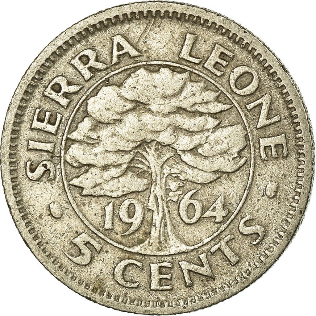 Sierra Leone 5 Cents Coin | Sir Milton Margai | KM18 | 1964
