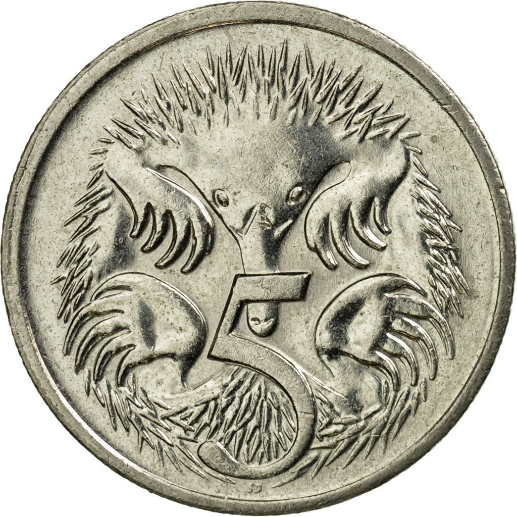 Australia | 5 Cents Coin | Echidna | Km:401 | 1999 - 2019