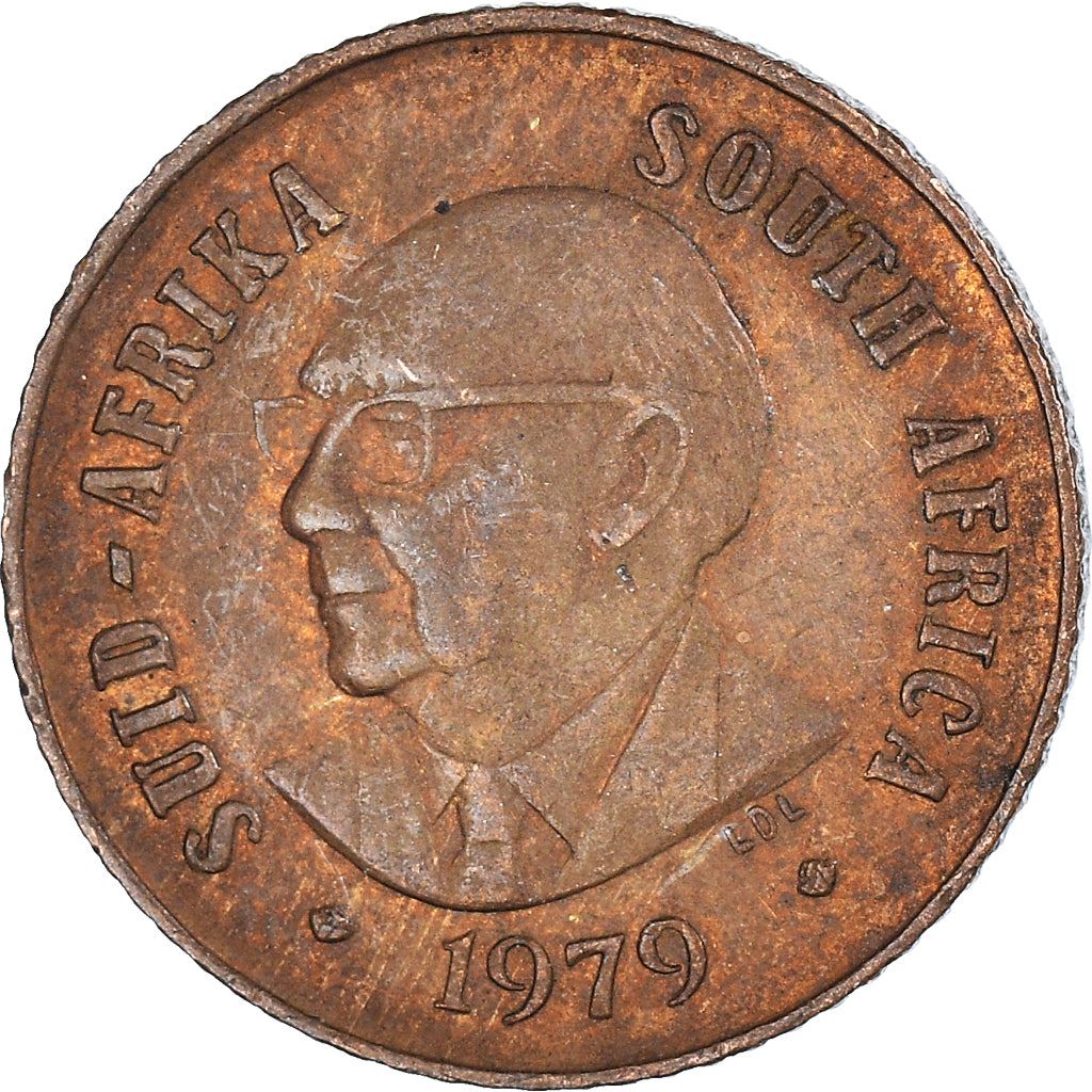 South Africa 1 Cent Coin | Nicolaas J. Diederichs | KM98 | 1979
