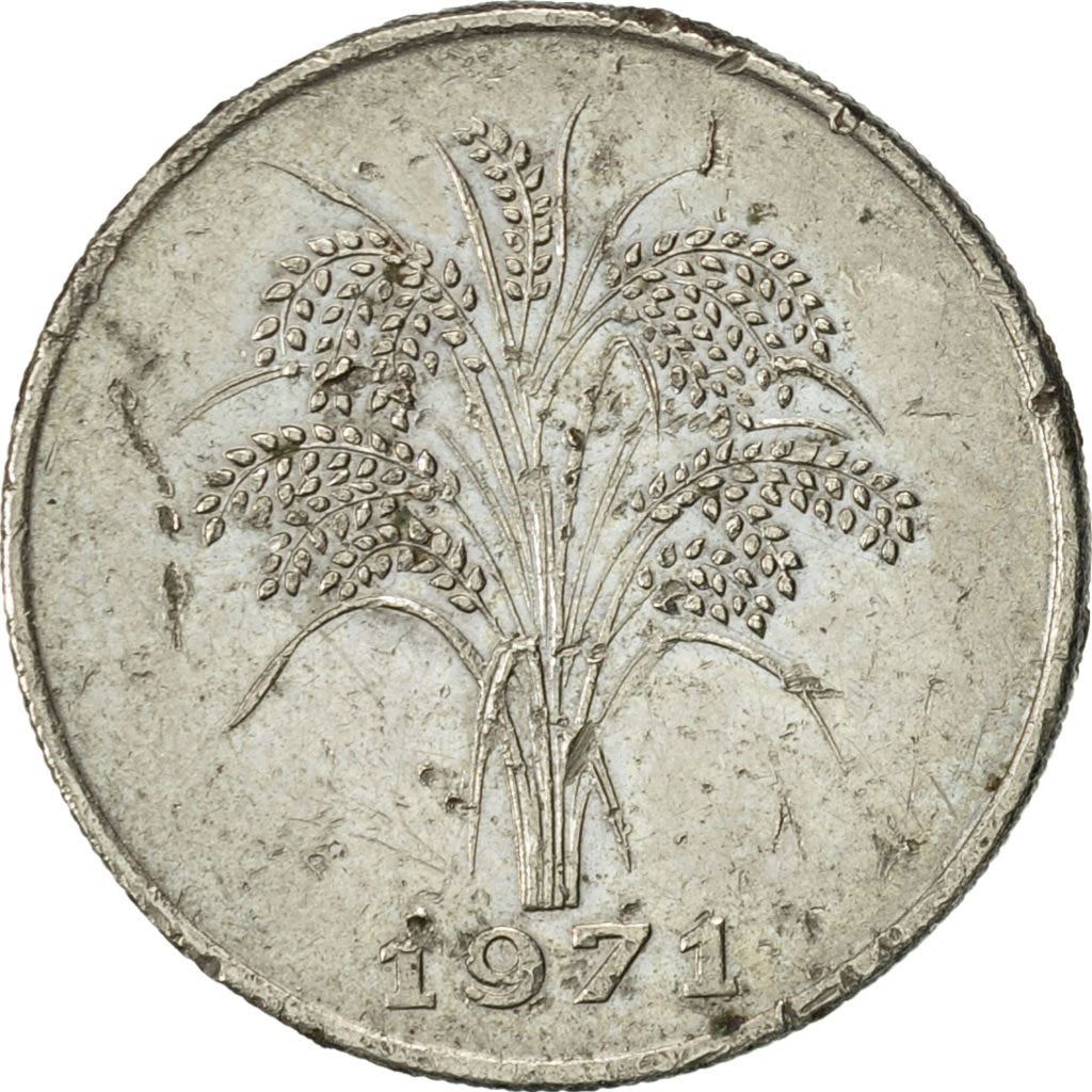 South Vietnam | 1 Dong Coin | Rice stalks | Km:7A | 1971