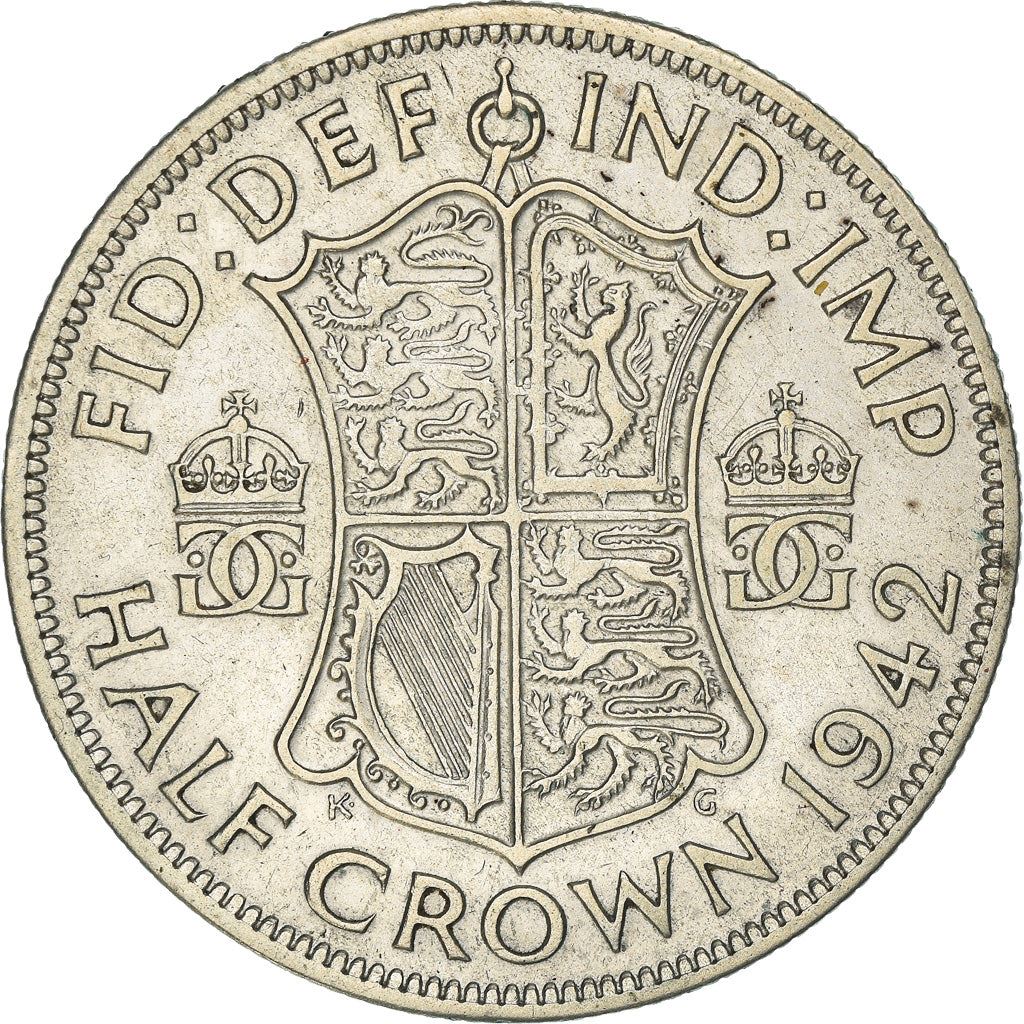 United Kingdom | 1/2 Crown Coin | George VI | KM:856 | 1937 - 1946