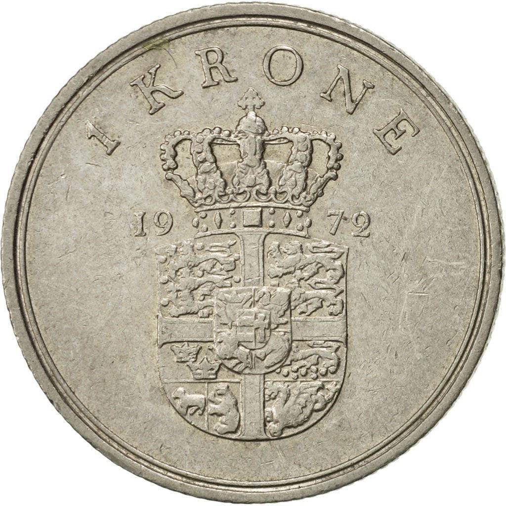 Denmark | 1 Krone Coin | Frederik IX | Km:851 | 1960 - 1972