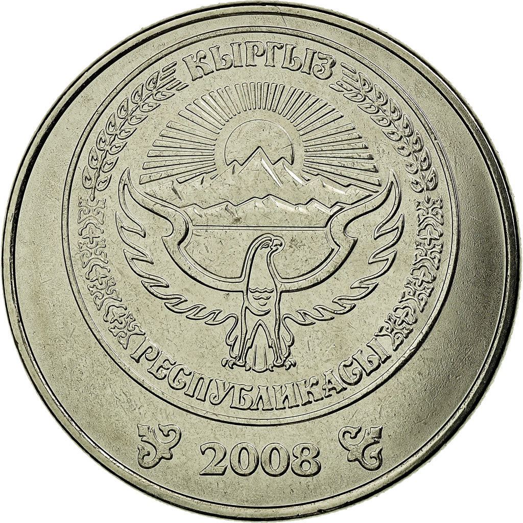 Kyrgyzstan 5 Som Coin | Falcon | Kookor | KM16 | 2008