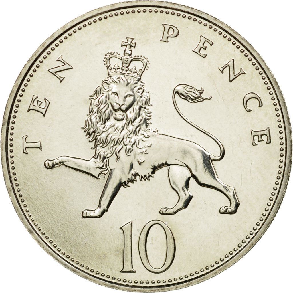 United Kingdom | 10 Pence Coin | Elizabeth II | Km:938 | 1985 - 1992
