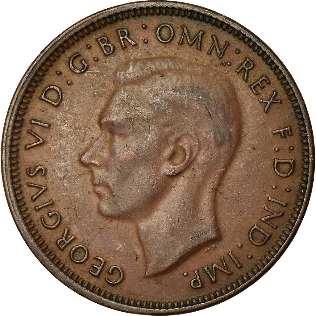 Australia | 1/2 Penny Coin | Kangaroo | Km:41 | 1939 - 1948