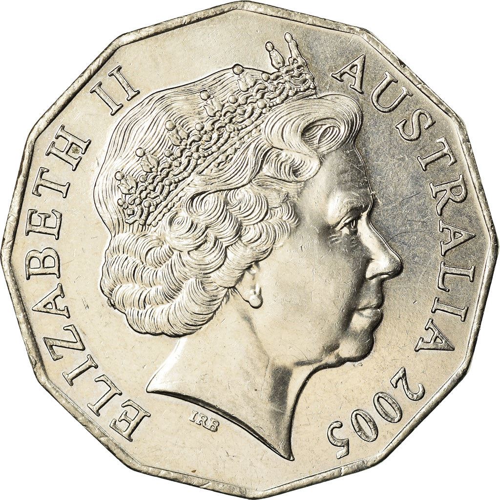 オーストラリア | 50セント硬貨 | 第二次世界大戦終結 | Km:746 | 2005