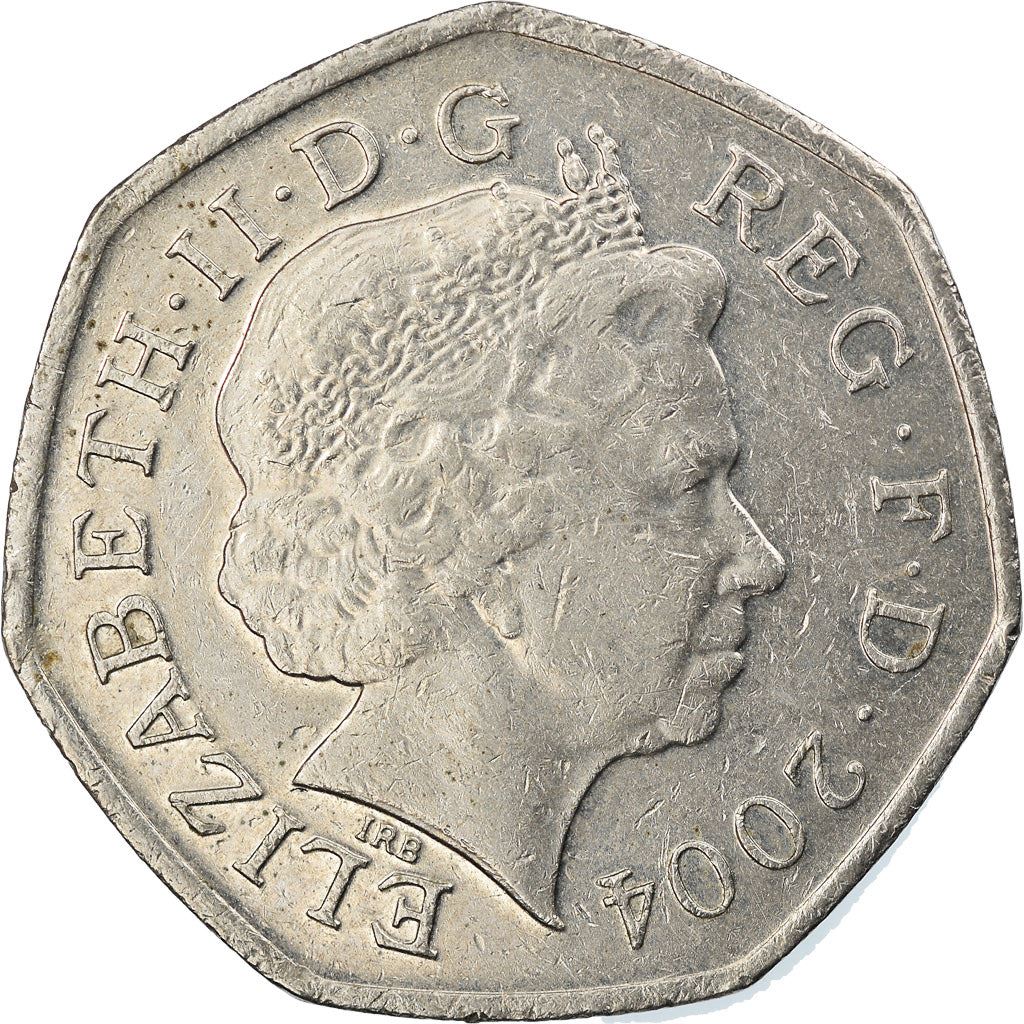 United Kingdom | 50 Pence Coin | Britannia | Km:991 | 1998 - 2009