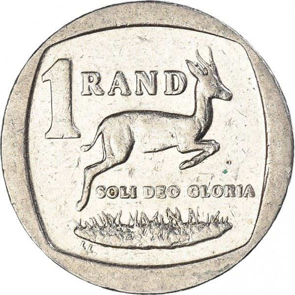 Pietų Afrika 1 Rand Afrika Borwa - Aforika Borwa moneta KM504 2011 - 2013