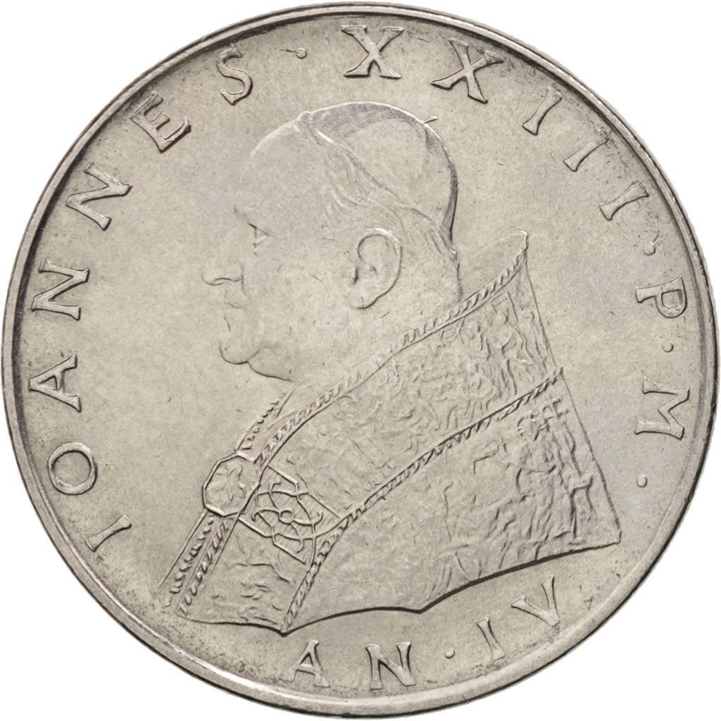Vatican City | 100 Lire Coin | John XXIII | Km:64 | 1959 - 1962