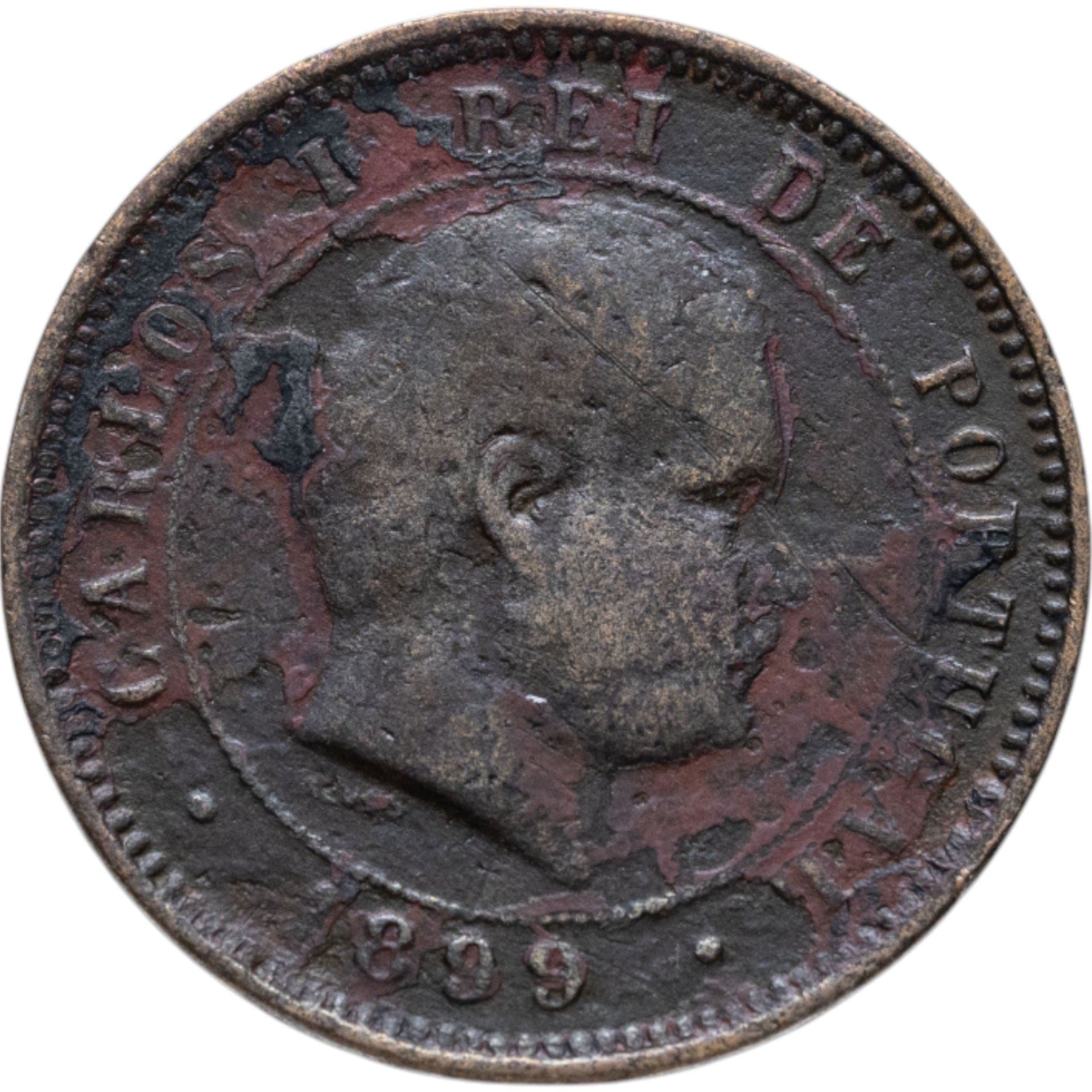 Portugal | 5 Reis Mønt | Charles I | KM:530 | 1890 - 1906